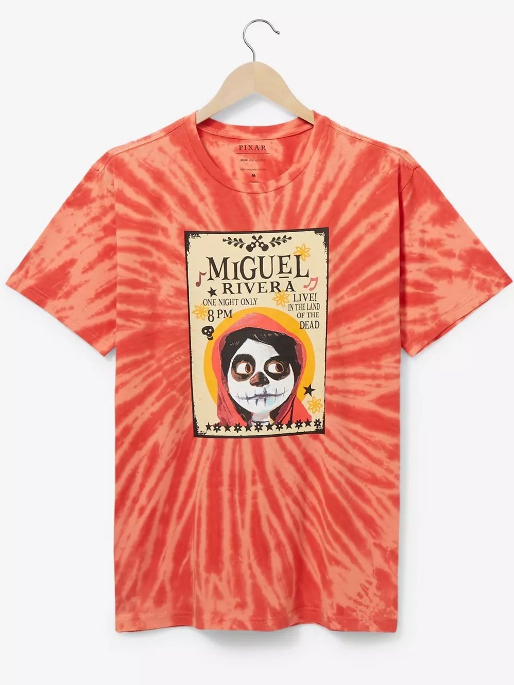 Disney Pixar Coco Miguel Rivera Poster Tie-Dye T-Shirt - Our Universe